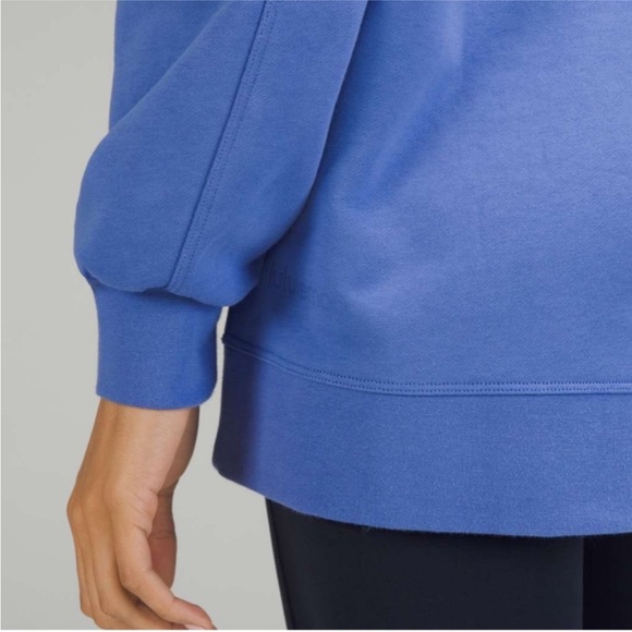 NWT Size 6 Lululemon Perfectly Oversized Crew in Wild Indigo - Picture 5 of 9